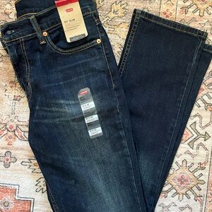 Levi's Blue Slim Jeans with Premium Indigo Finish